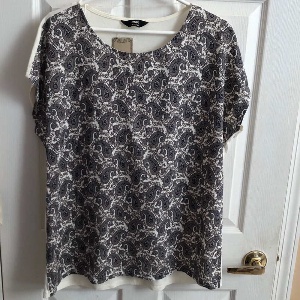 Max Paisley Blouse Sz XXL